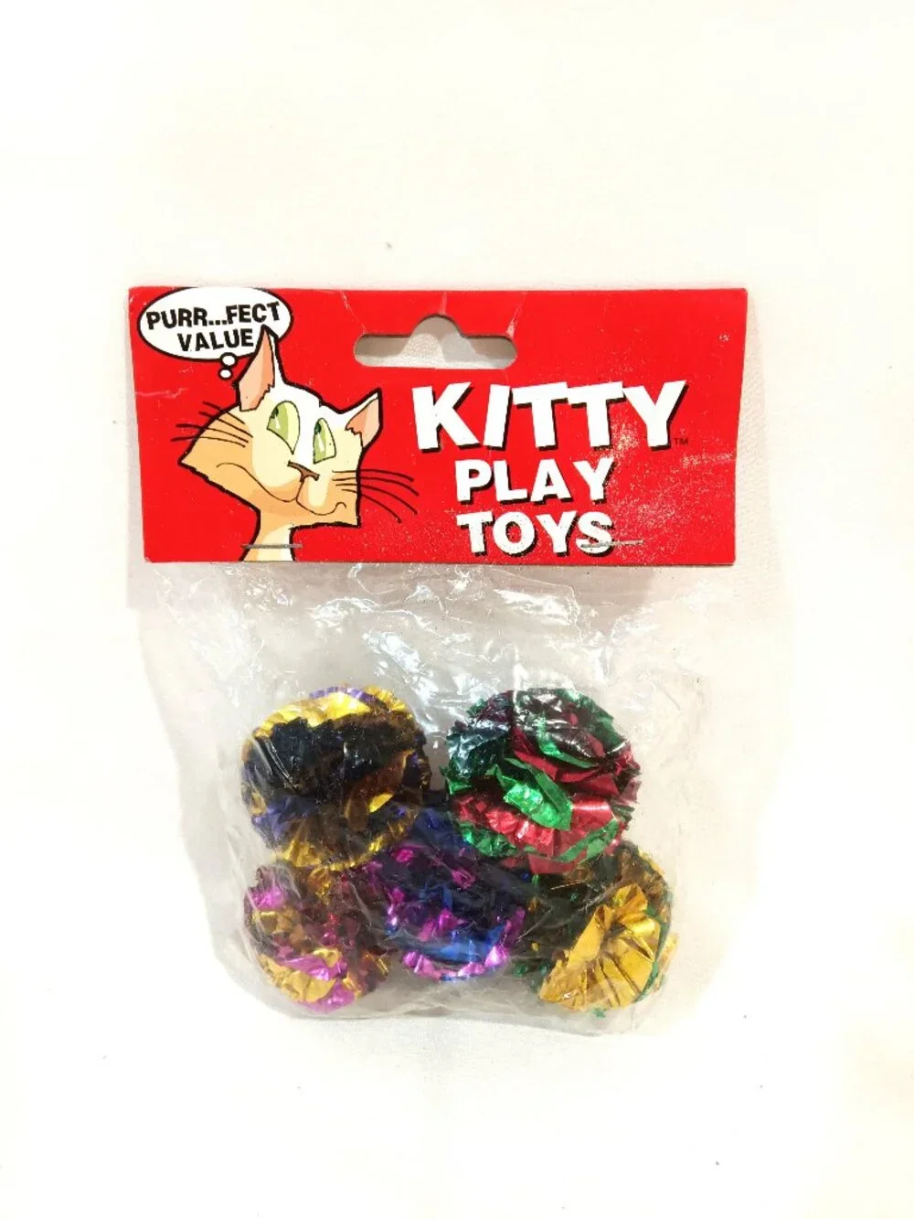 Kitty Play Toys 5 Colorfull Balls Pet Cat Toys